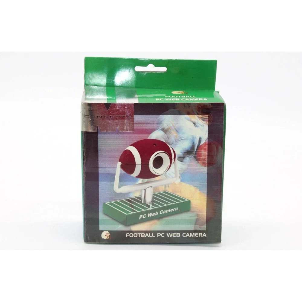 Football PC Web Camera Webcam w/ CDROM & Manual Maximo Concepts 2005 NEW